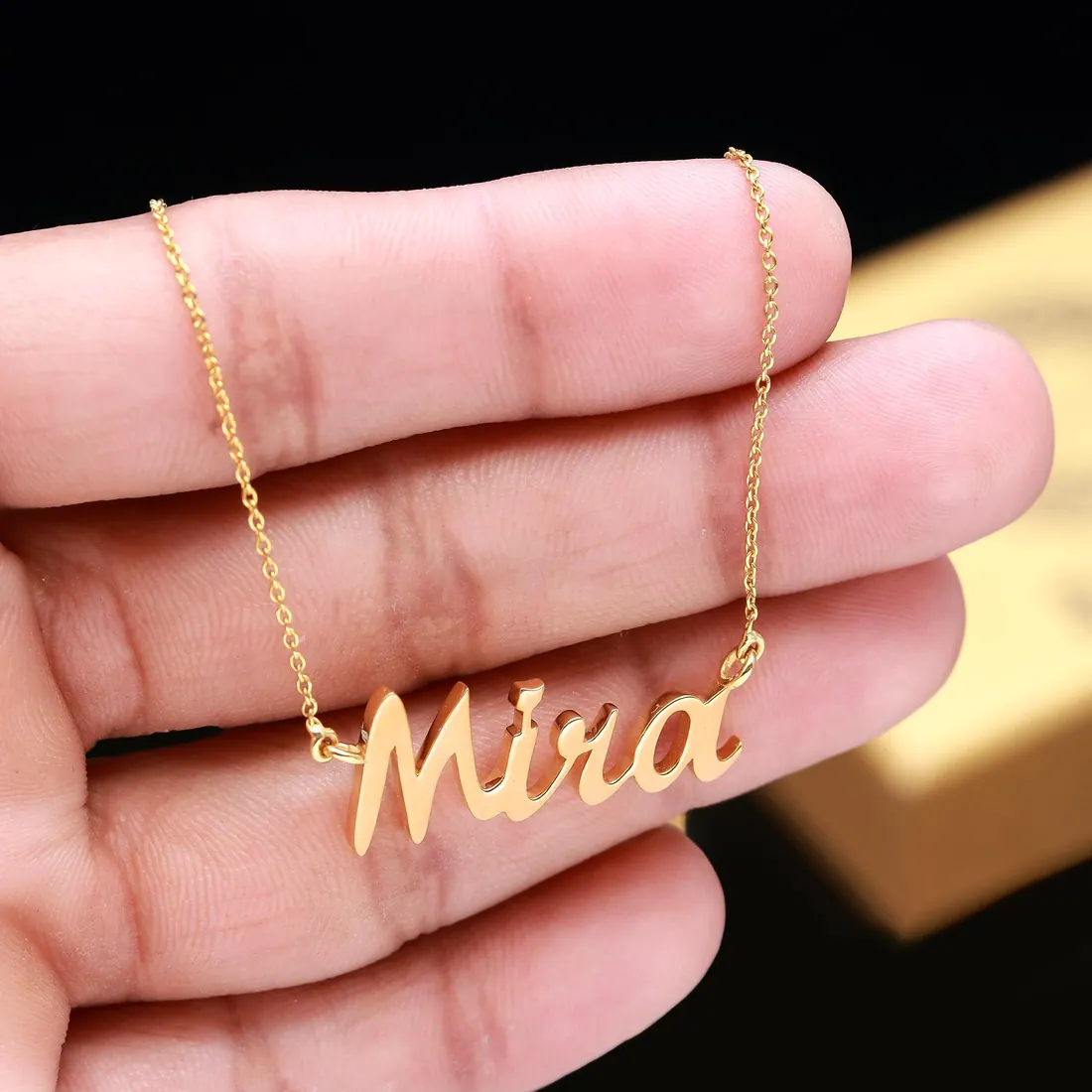 Personalised Script Name Necklace