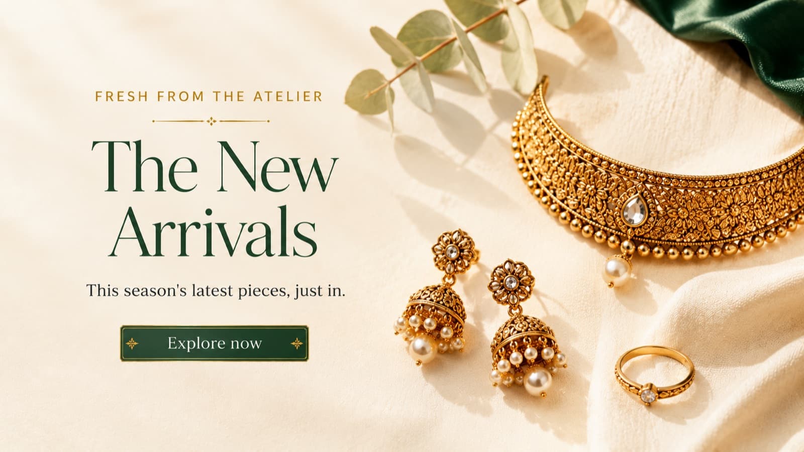 The New Arrivals — this season's latest pieces, just in.